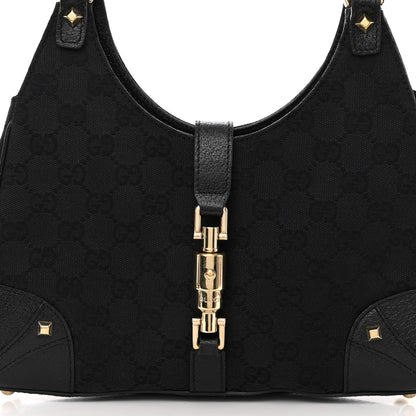 Gucci Monogram Jackie O Hobo Black 7 of 13