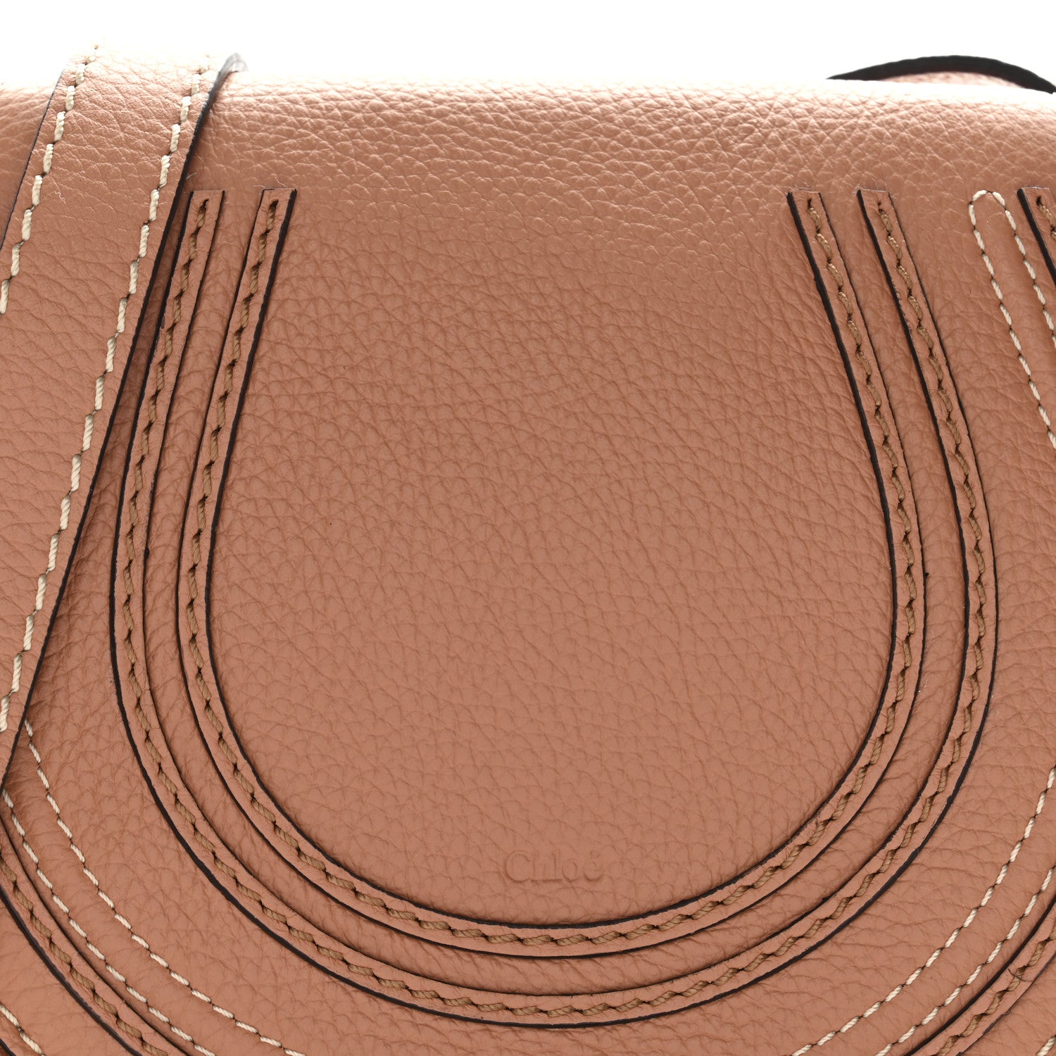 Chloe Calfskin Mini Marcie Round Crossbody Bag Muted Brown 8 of 10
