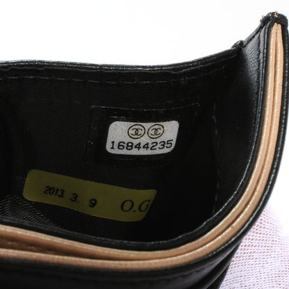Chanel Lambskin Camellia Embossed Card Holder Black 7 of 8