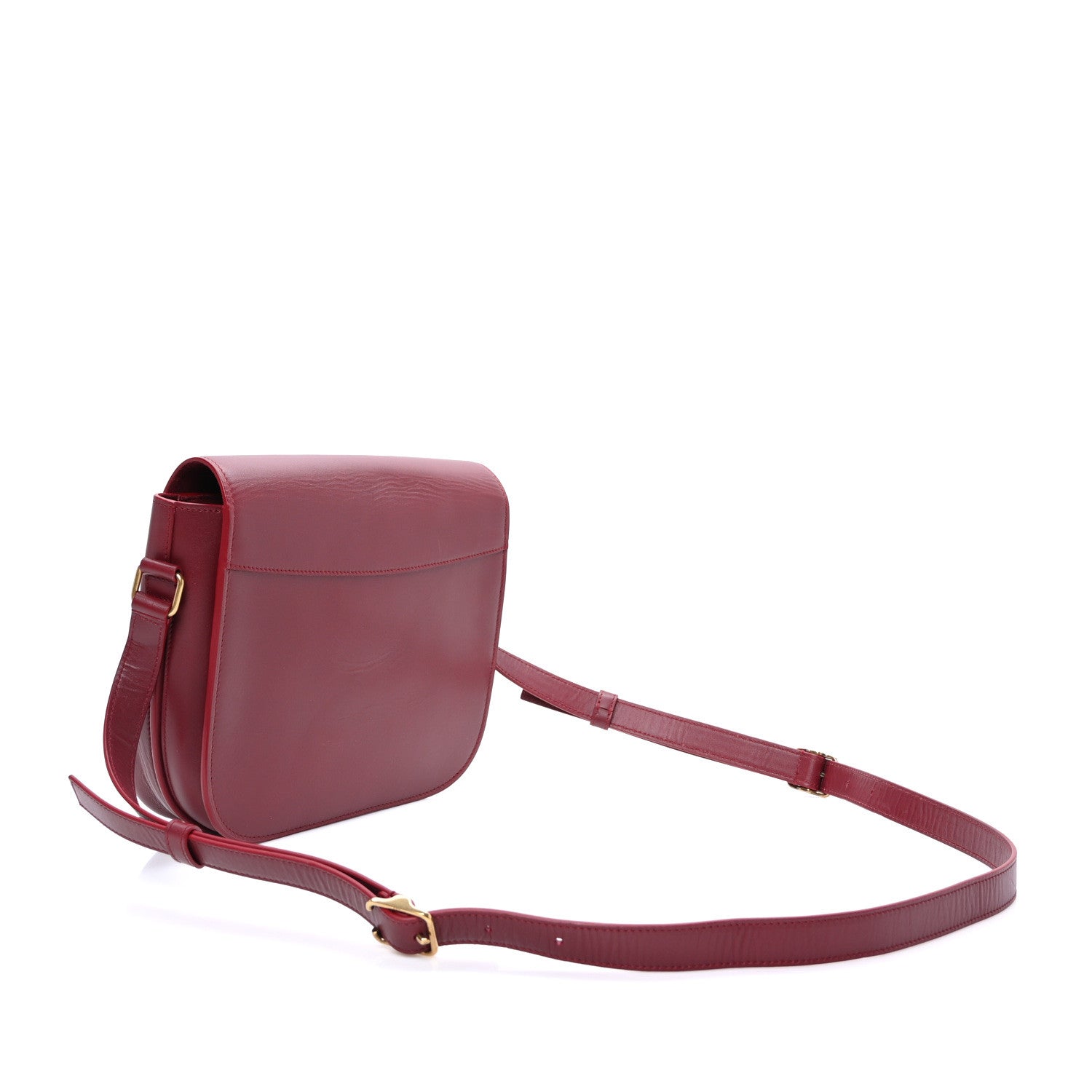 Saint Laurent Calfskin Betty Messenger Red 3 of 12