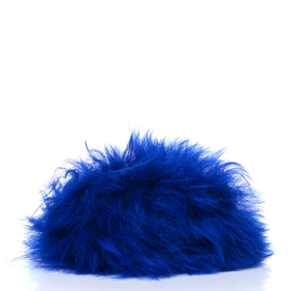 Chanel Shearling Lambskin CC Hook Card Holder Blue 4 of 11