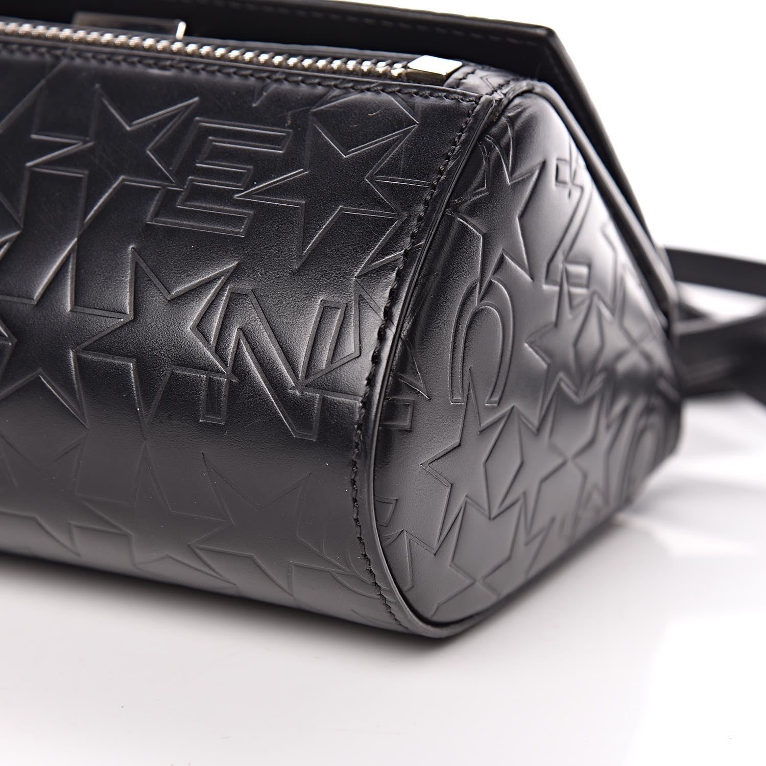 Givenchy Calfskin Star Embossed Mini Pandora Box Crossbody Bag Black 9 of 9
