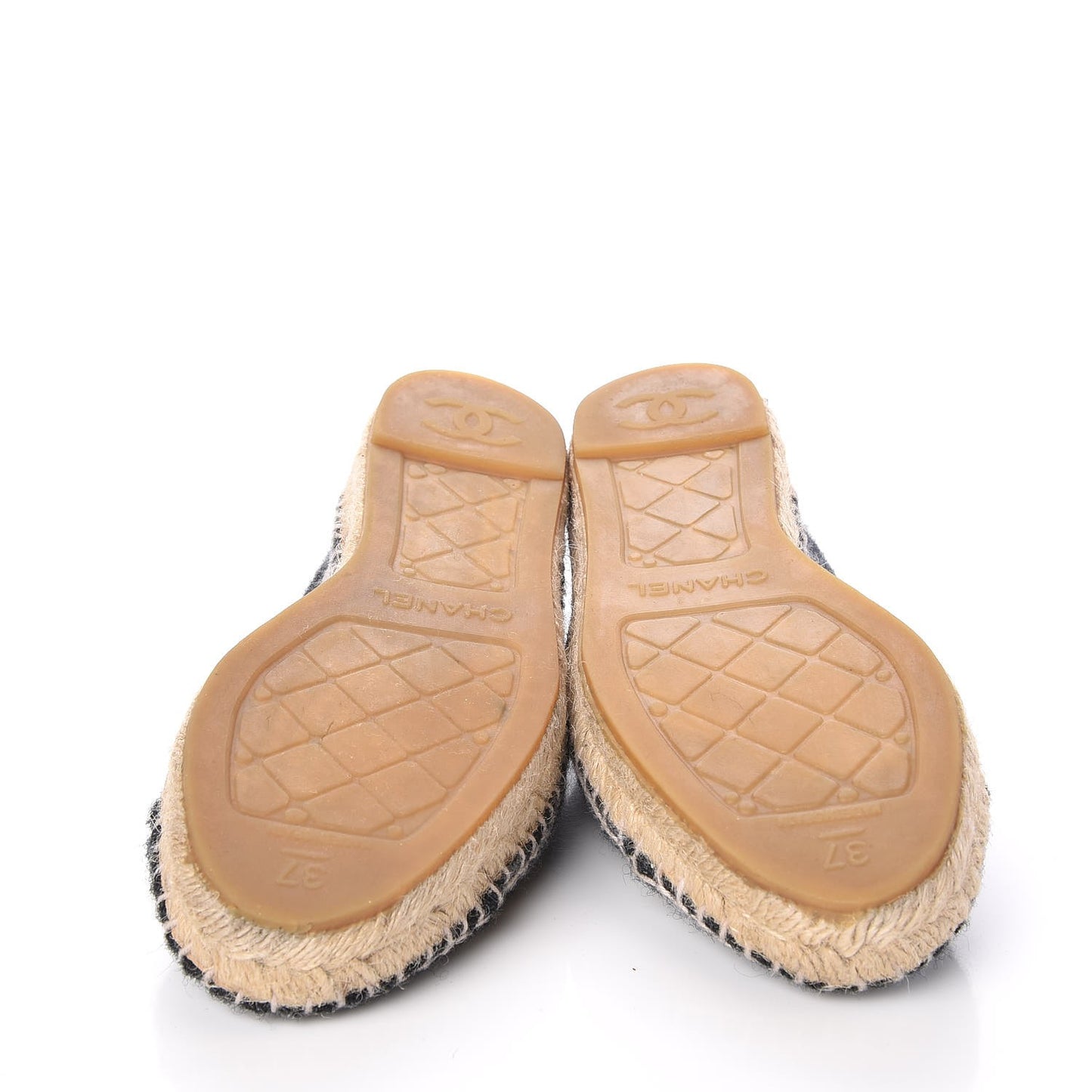 Flannel CC Espadrilles 37 Dark Grey Black