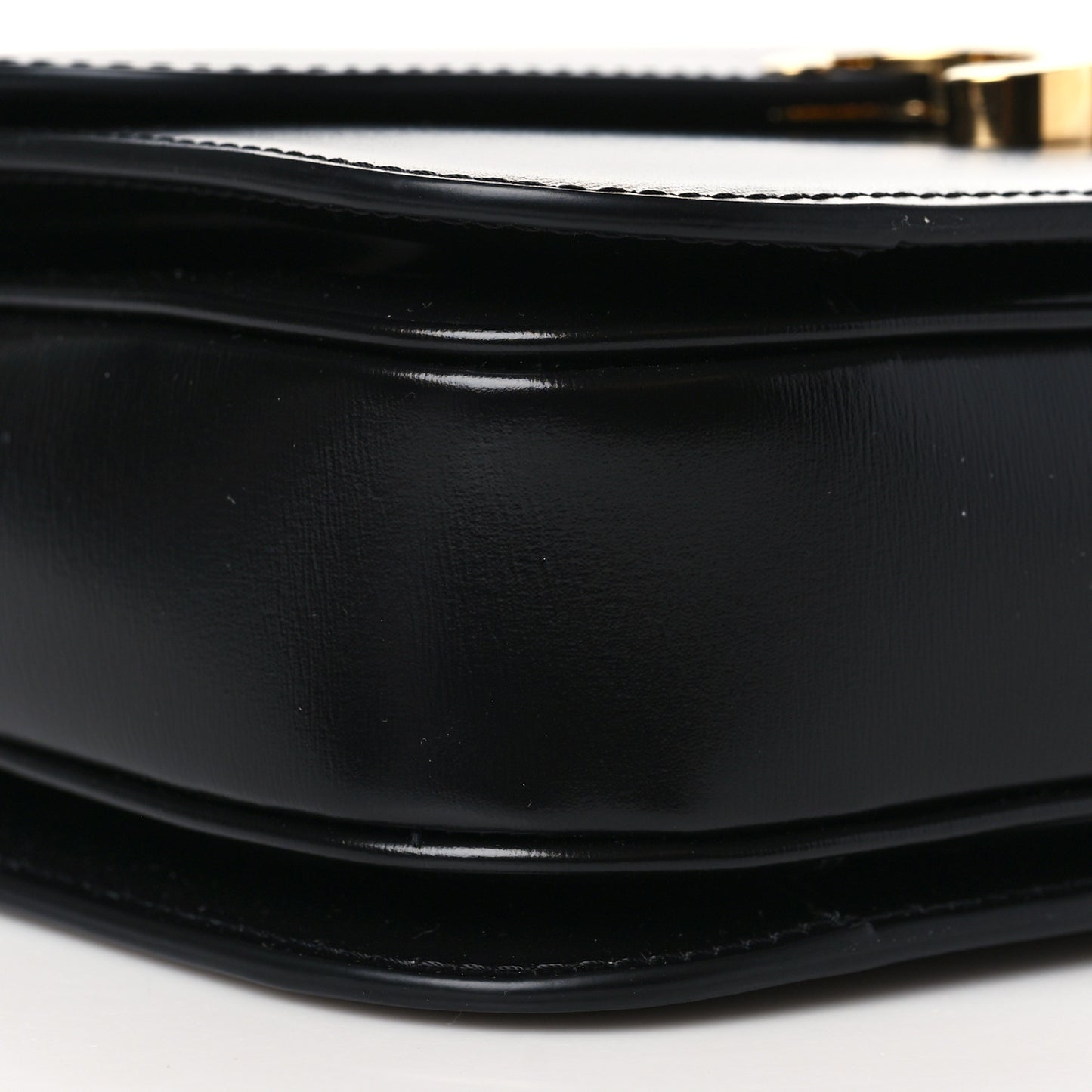 Shiny Calfskin Medium Triomphe Black