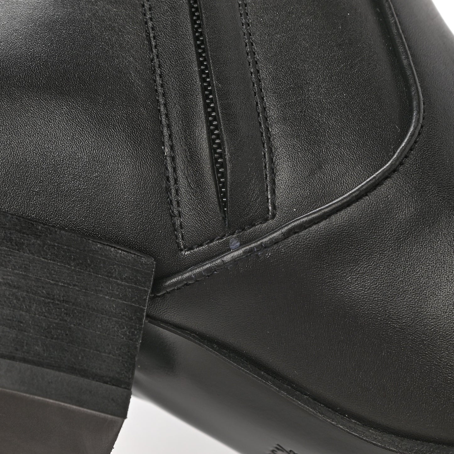 Calfskin Ankle Boots 36.5 Black