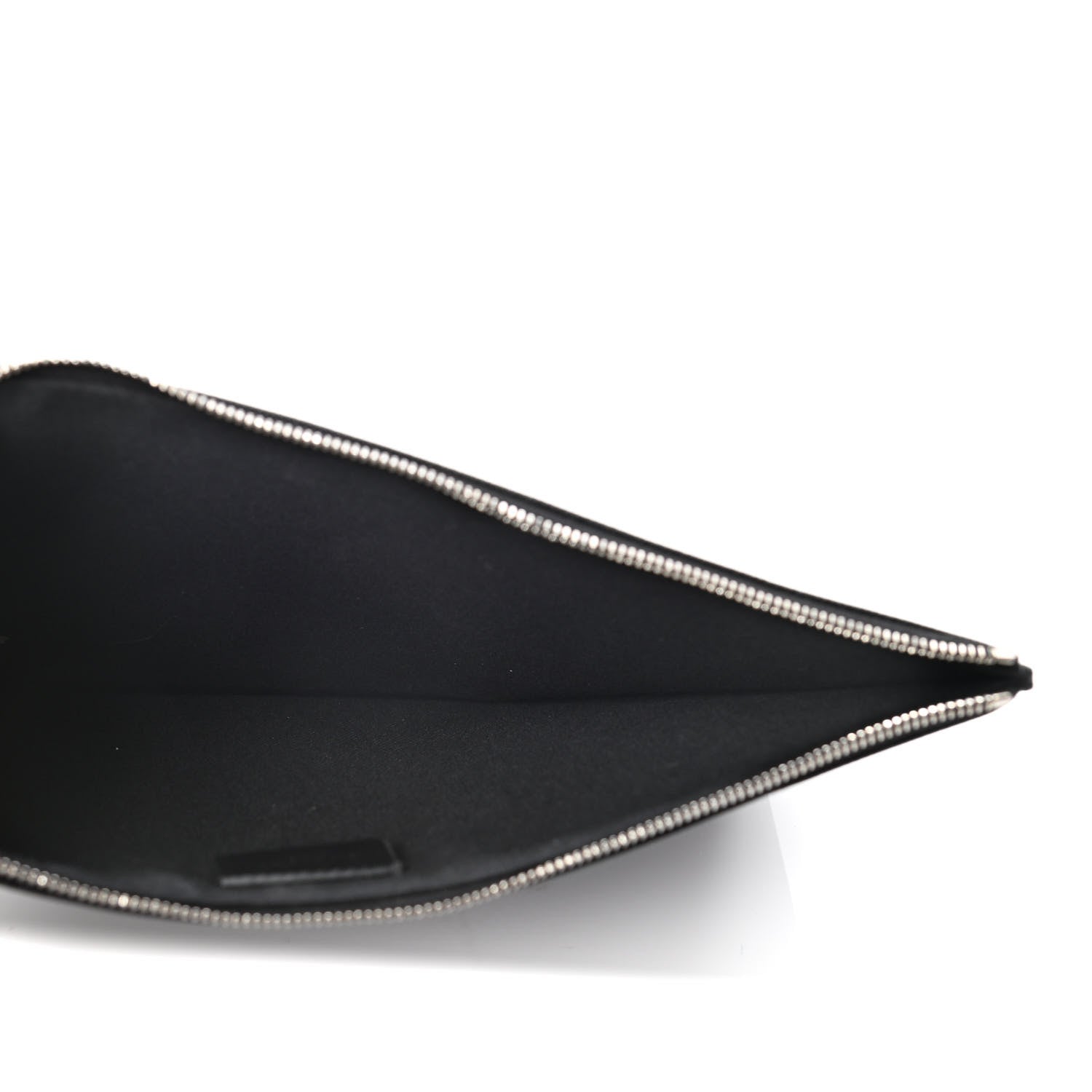 Givenchy Textured Coated Canvas Icon Print Medium Pouch Black 4 of 4