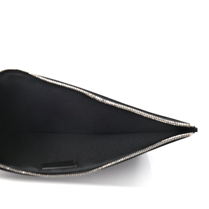 Givenchy Textured Coated Canvas Icon Print Medium Pouch Black 4 of 4