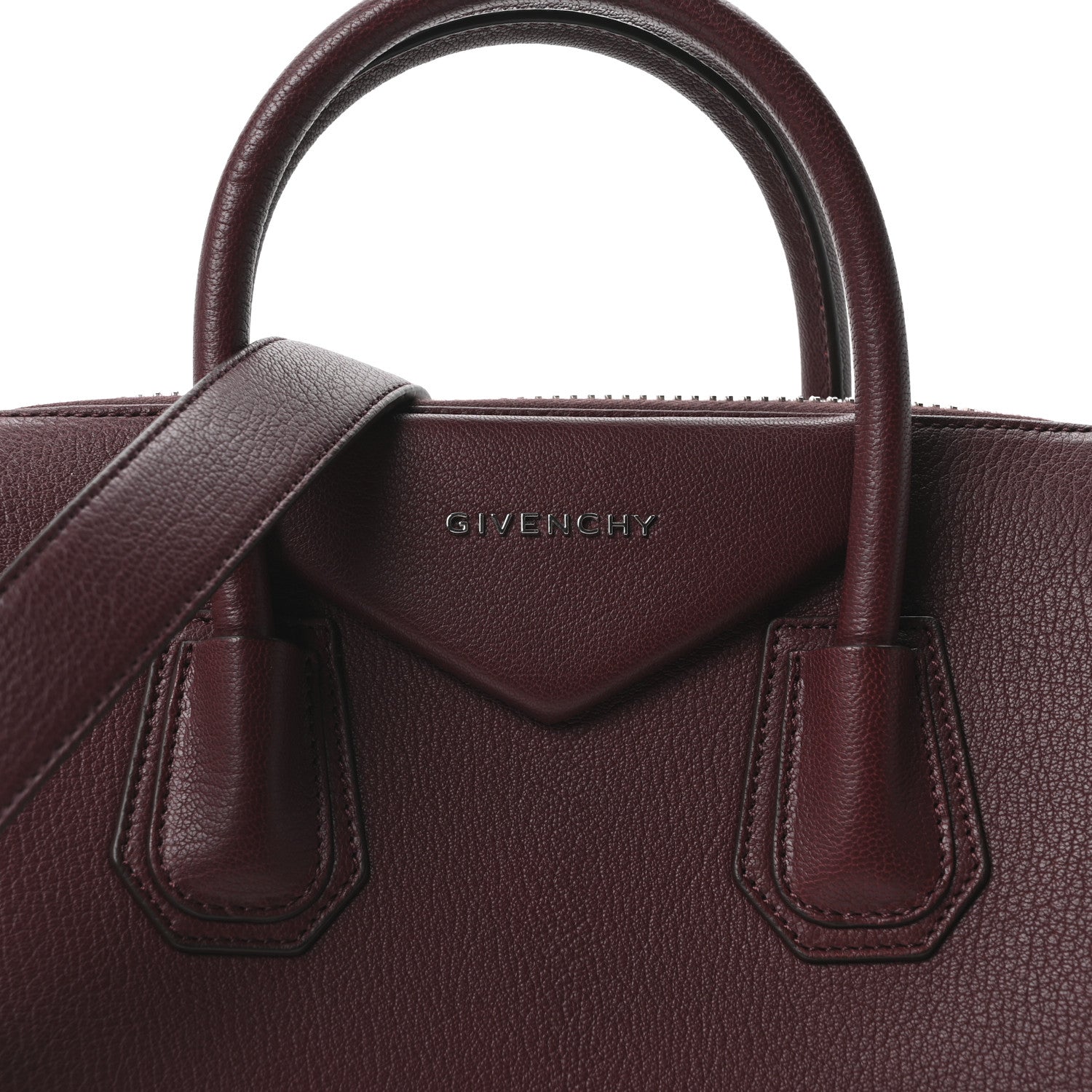Givenchy Sugar Goatskin Medium Antigona Oxblood 8 of 10