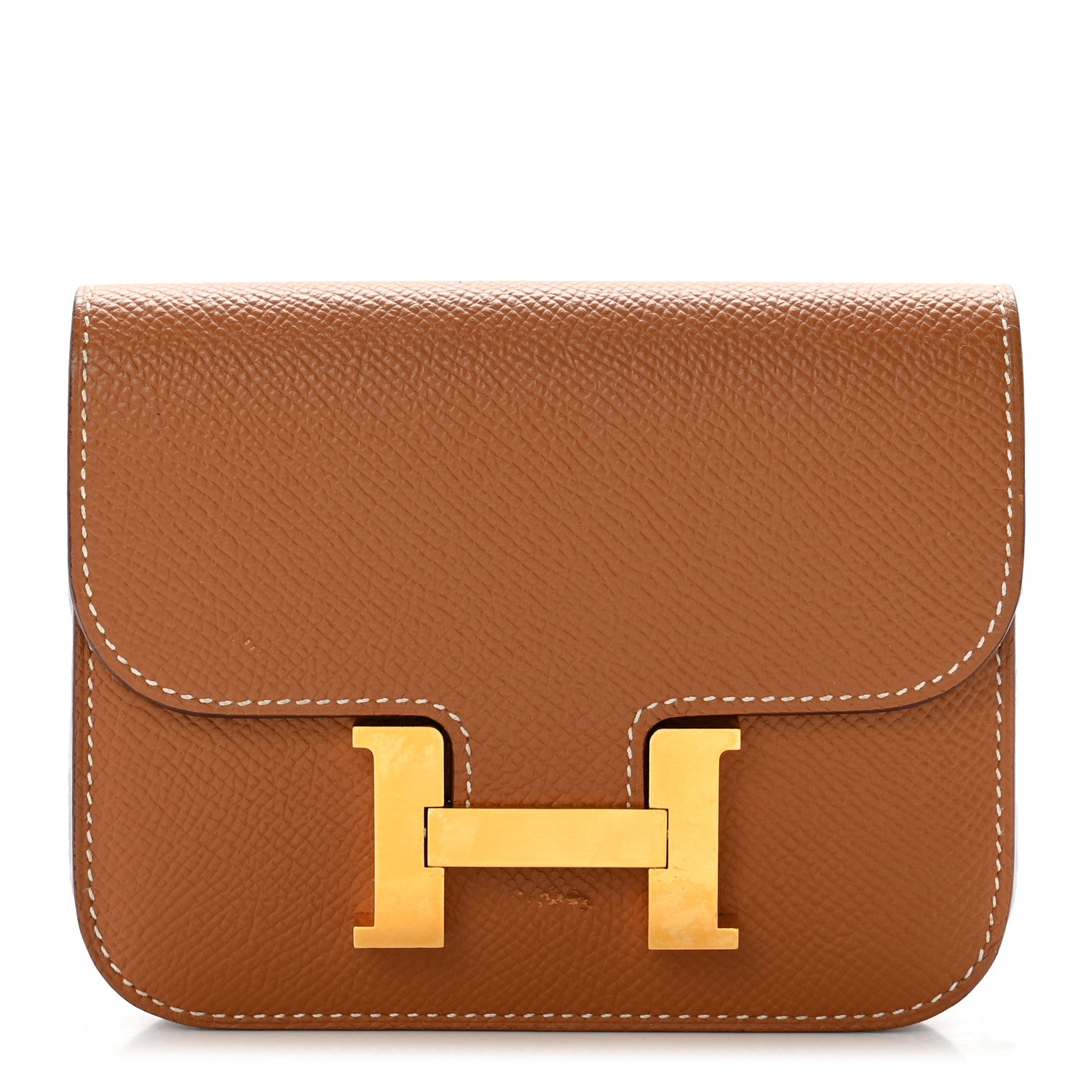 Hermes Epsom Constance Slim Wallet Gold 1 of 8