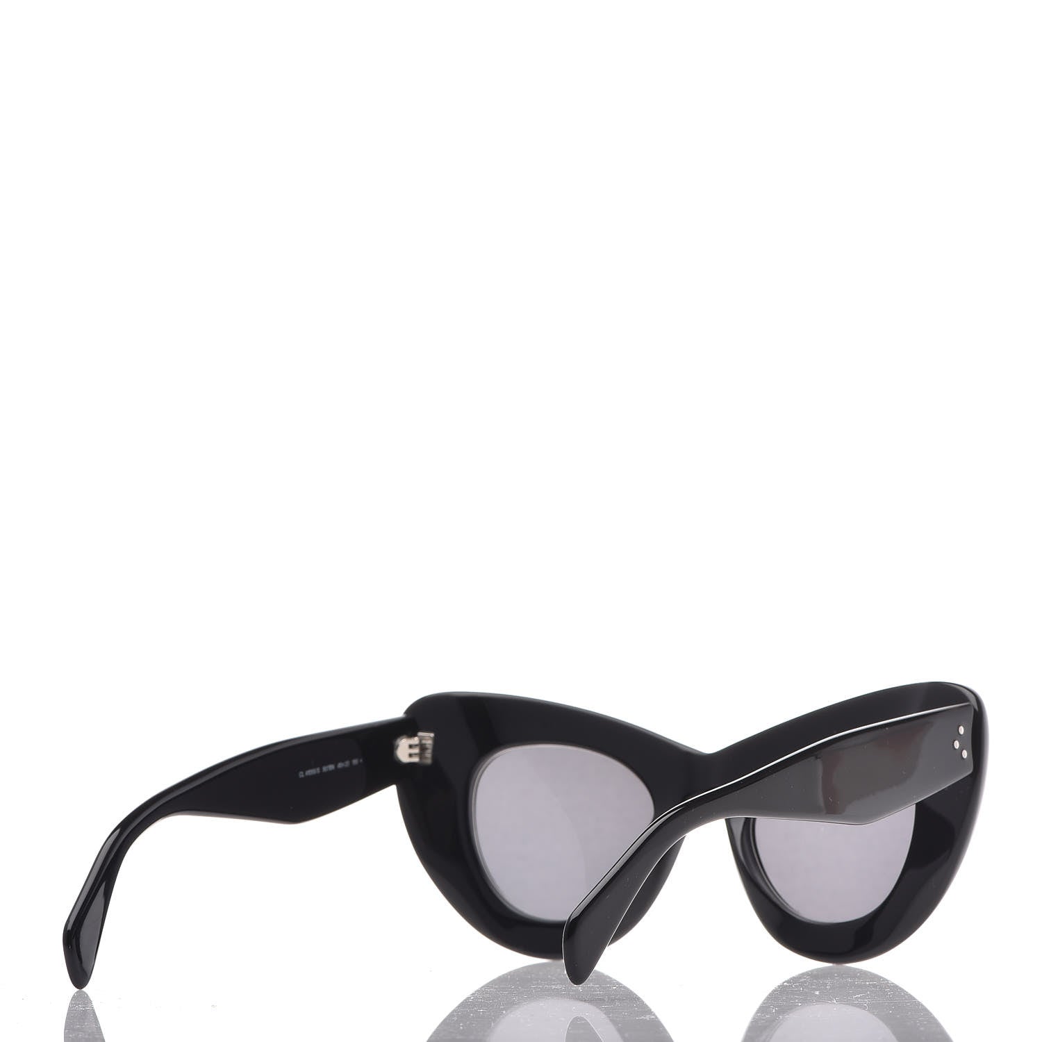 Celine Papillon Cat Eye Sunglasses CL 41055/S Black 4 of 7