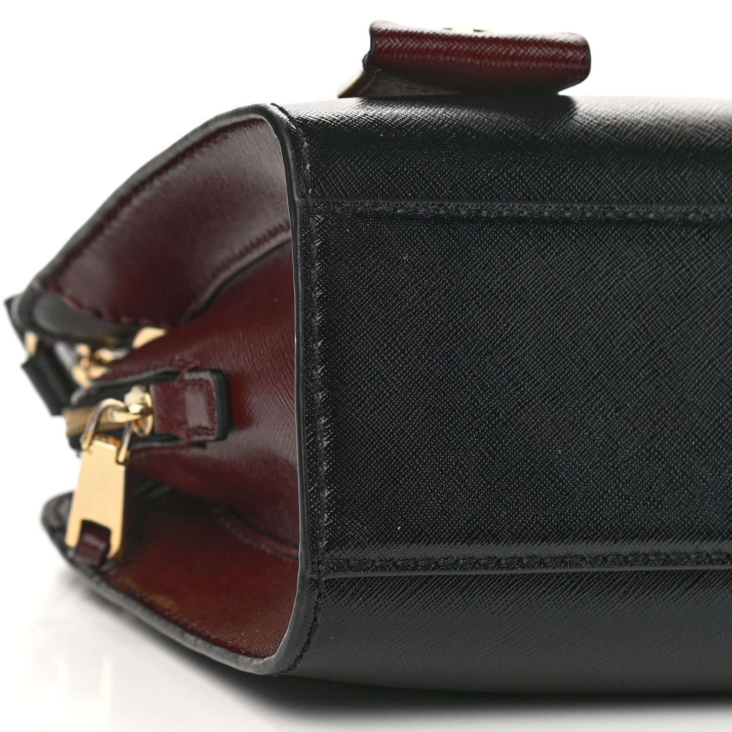 Saffiano Little Big Shot Tote Black