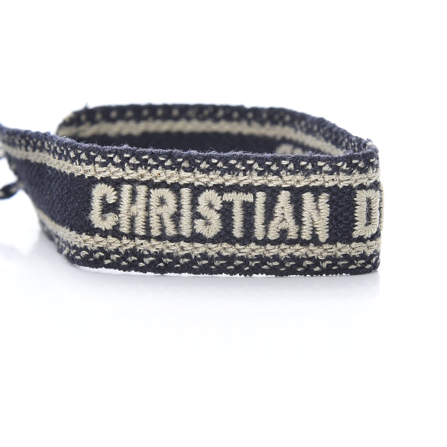 Christian Dior Woven Cotton J'Adior Friendship Bracelet Set Navy 4 of 5