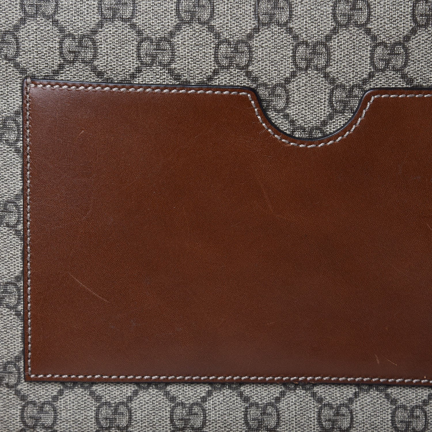 Gucci GG Supreme Monogram Linea A Hobo Brown 10 of 12