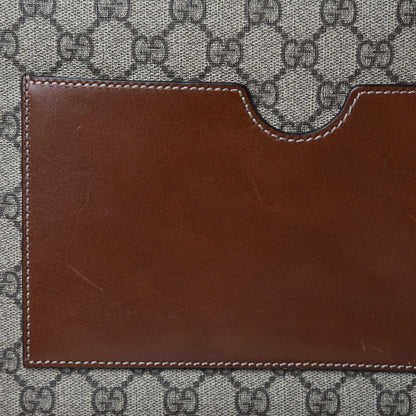 Gucci GG Supreme Monogram Linea A Hobo Brown 10 of 12
