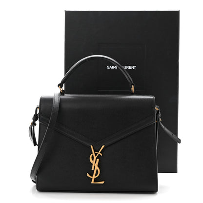 Saint Laurent Grain de Poudre Medium Classic Monogram Cassandra Top Handle Black 11 of 11