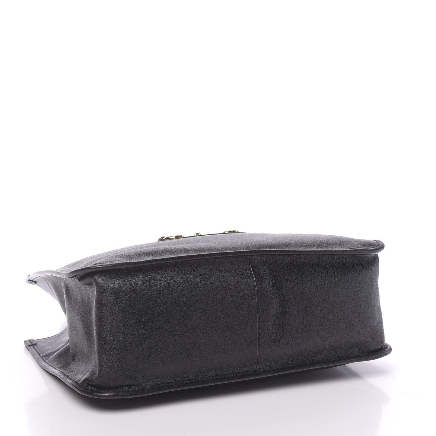 New Sakai Calfskin Lux Horsebit 1955 Tote Bag Black