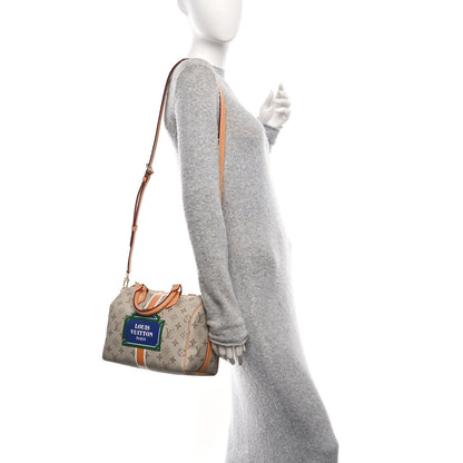 Louis Vuitton Monopaname Speedy Bandouliere 25 Beige Ocher 2 of 9