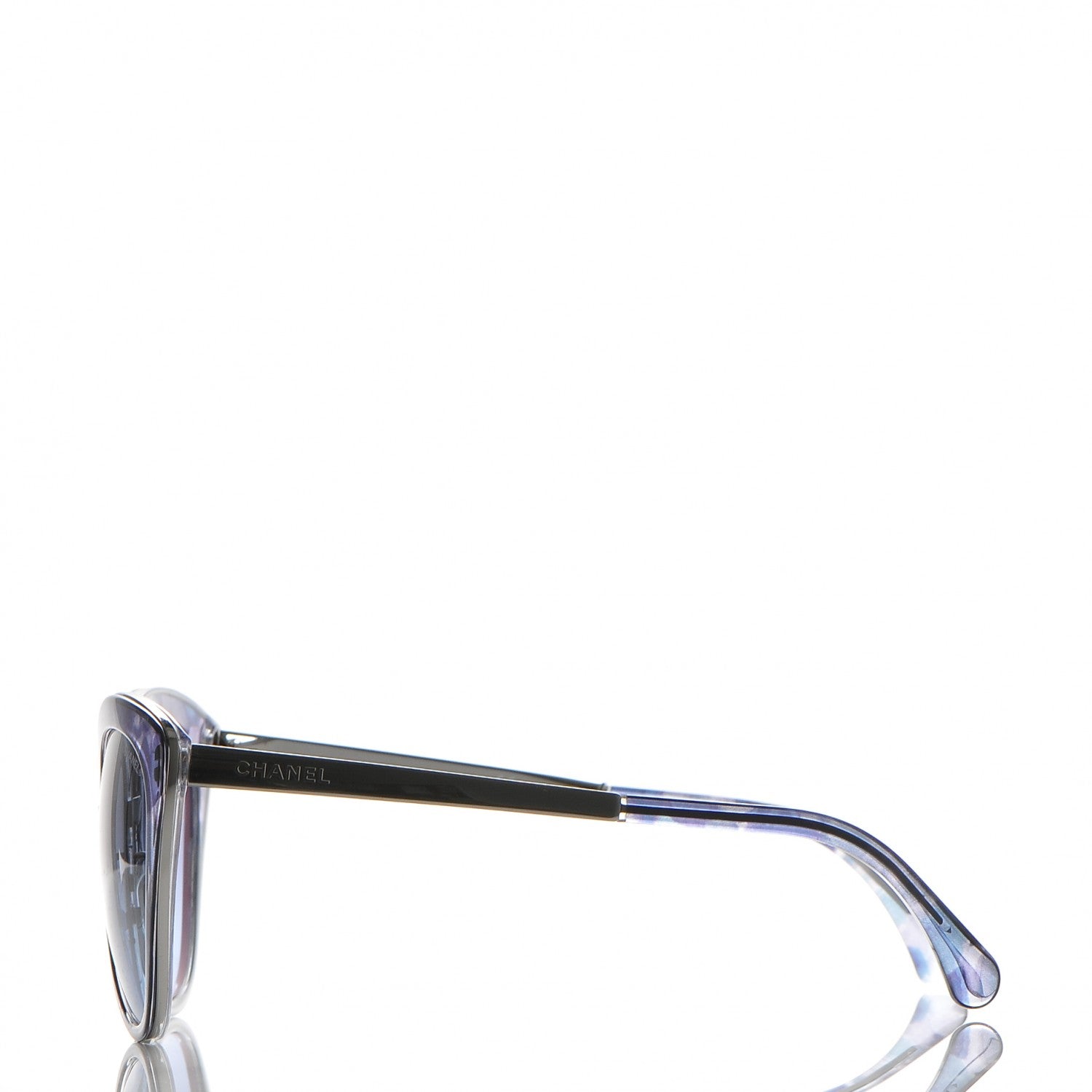 Chanel Acetate Butterfly Fall Sunglasses 4208 Blue 3 of 8