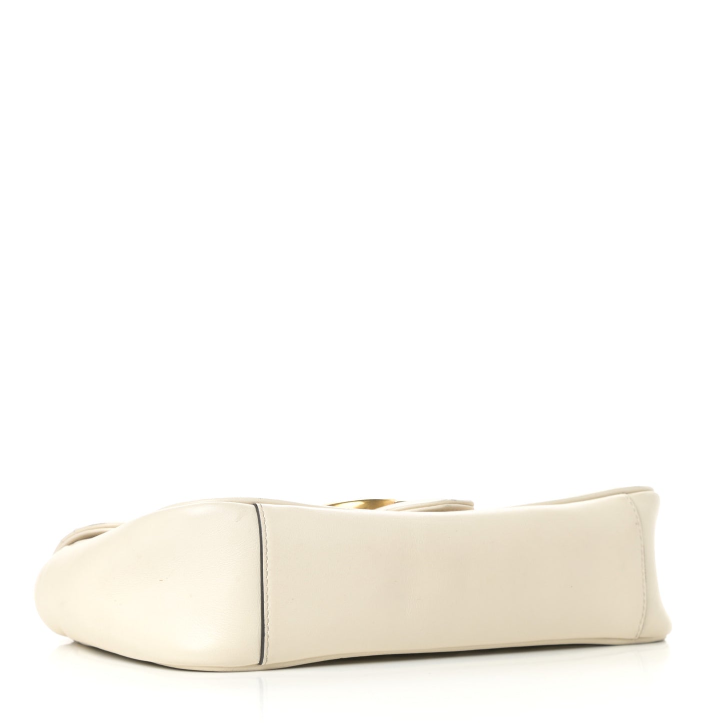 Calfskin Matelasse Small GG Marmont Shoulder Bag White