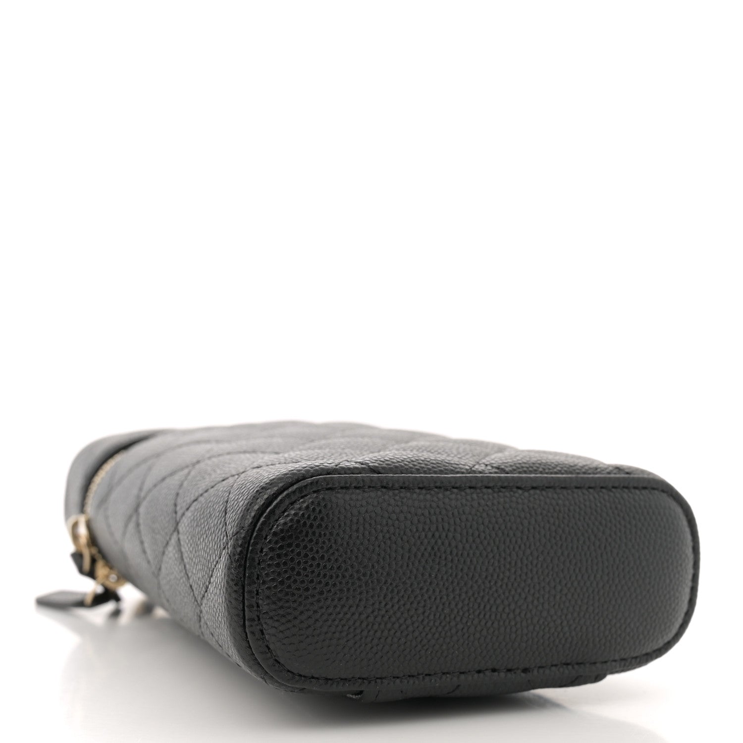 Chanel Caviar Quilted Phone Holder With Chain Black 4 of 11