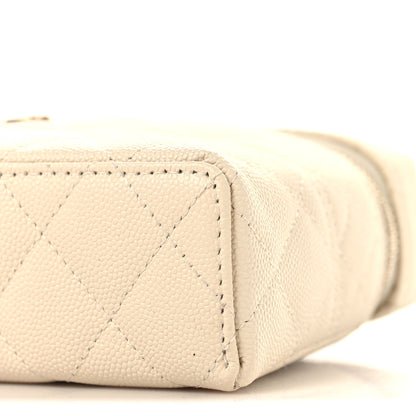 Chanel Caviar Quilted Trendy Handle Slim Vanity Ecru 10 of 10
