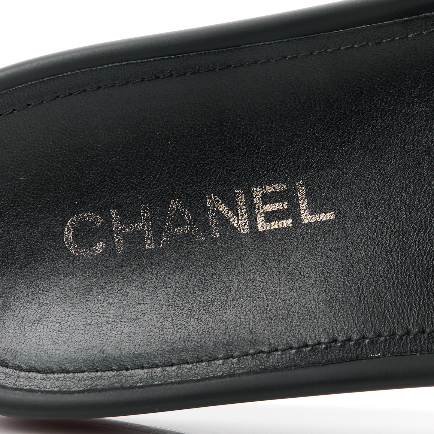 Lambskin Pearl Beaded Woven Slides 41 Black