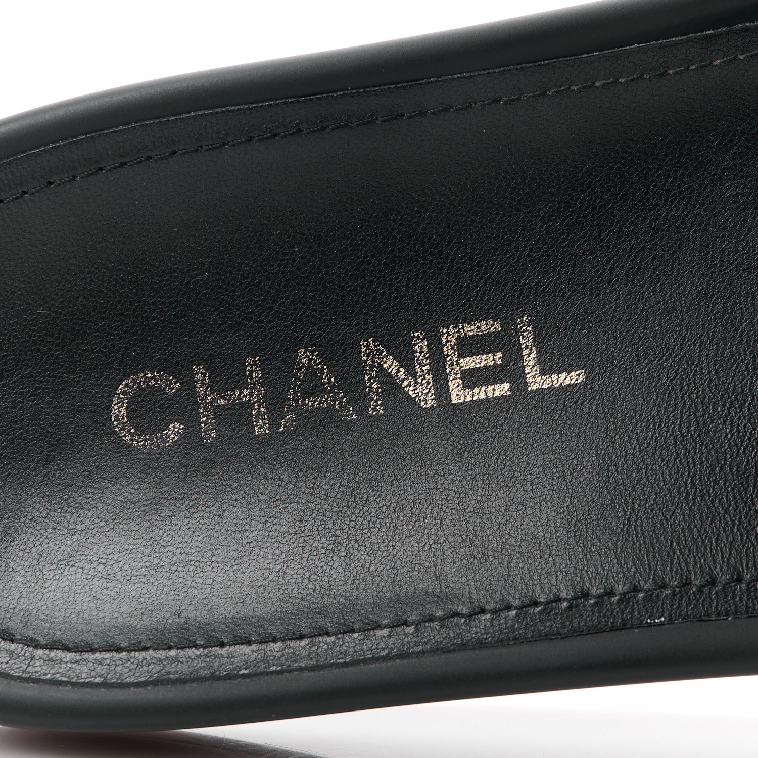 Chanel Lambskin Pearl Beaded Woven Slides 41 Black 15 of 17