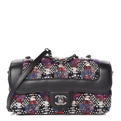 Chanel Tweed Quilted Calfskin Coco Corset Flap Multicolor 1 of 14