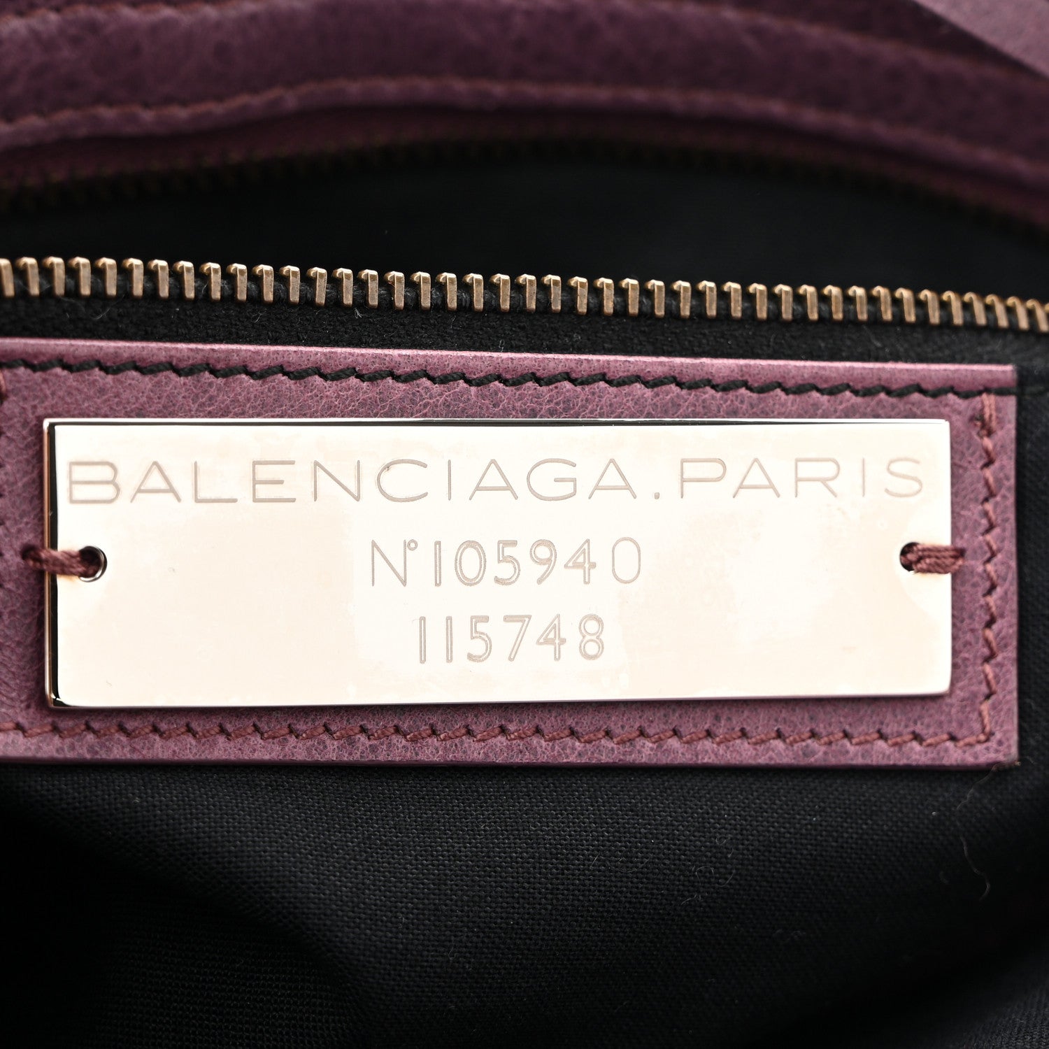 Balenciaga Agneau Classic Hardware City Murier 6 of 14