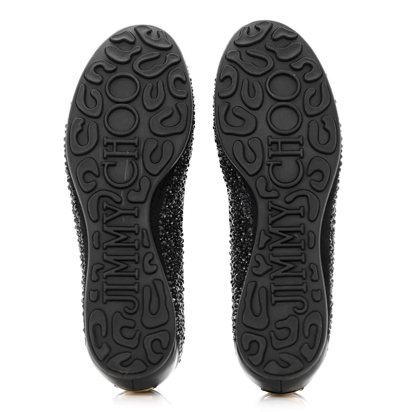 Jeweled Weber Ballet Flats 39 Black