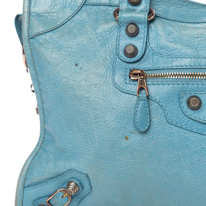 Balenciaga Agneau Giant 21 Gold Hardware City Bleu Indigo 12 of 17