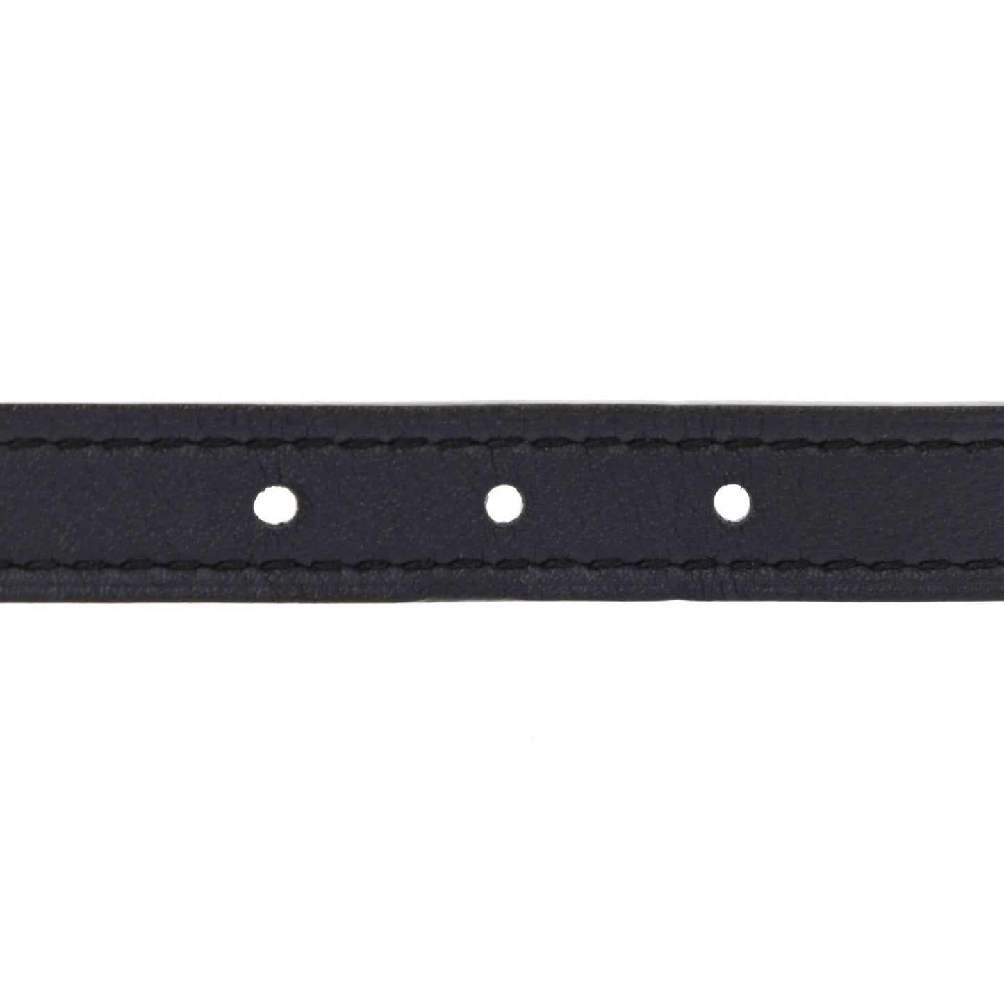 Swift Epsom 13mm Belt Strap 90 Bleu Indigo Rose Eglantine