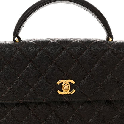 Chanel Caviar Quilted Medium Kelly Flap Brown 8 of 11