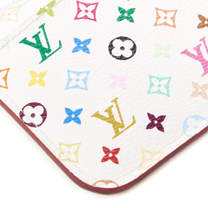 Louis Vuitton Monogram Multicolor Key Pouch White Litchi 5 of 7