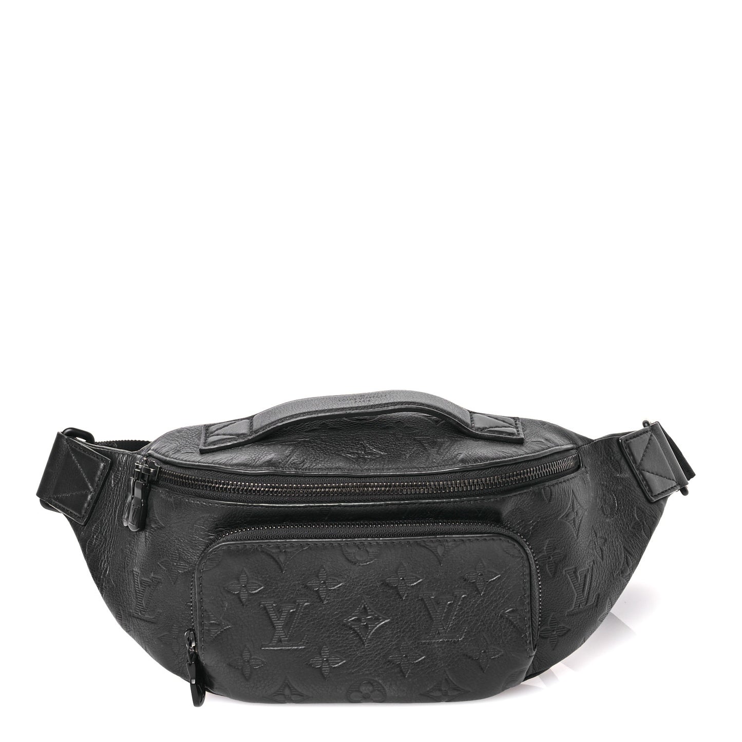 Calfskin Monogram Shadow Rush Bumbag Black