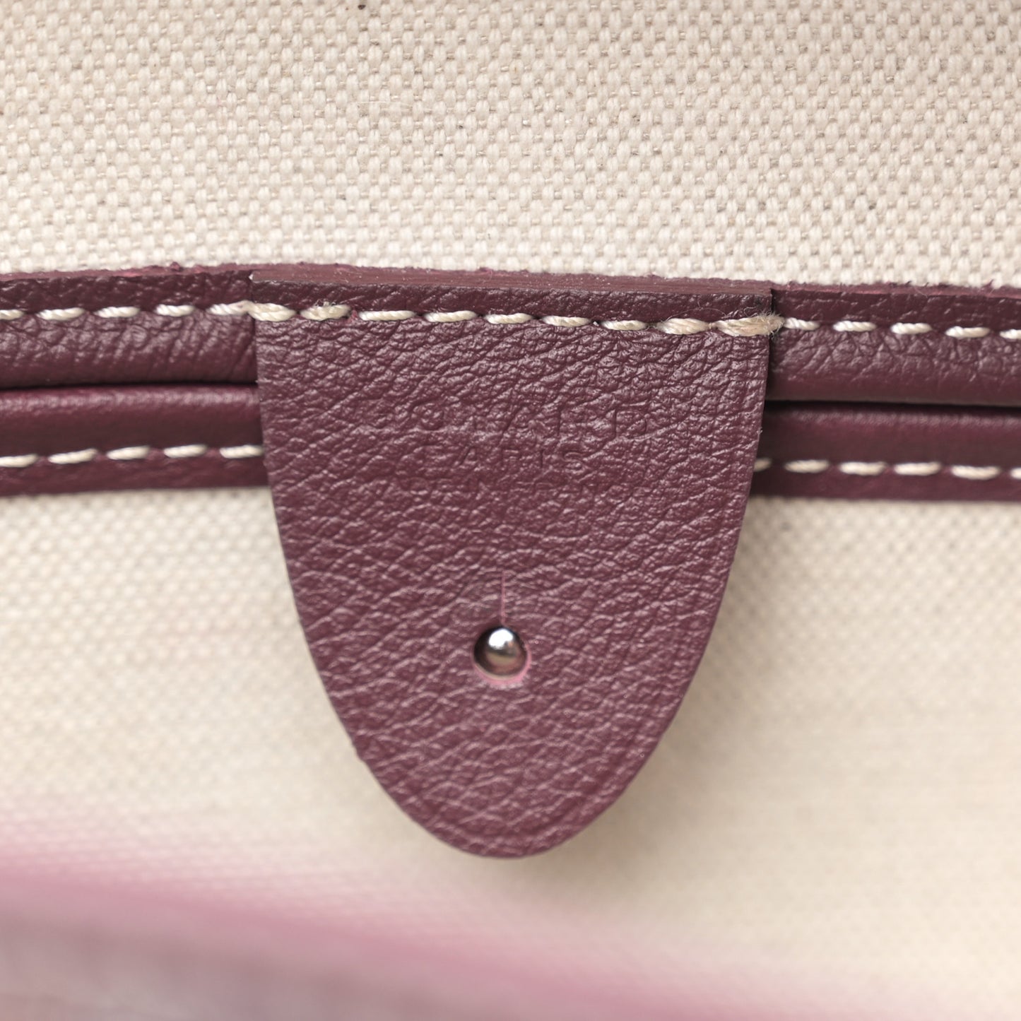 Goyardine Artois PM Burgundy