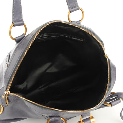 Saint Laurent Calfskin Large Muse Purple 9 of 9