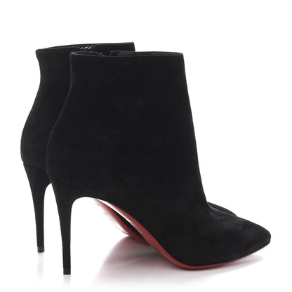Christian Louboutin Veau Velours Eloise Booty 85 Ankle Boots 38 Black 4 of 10