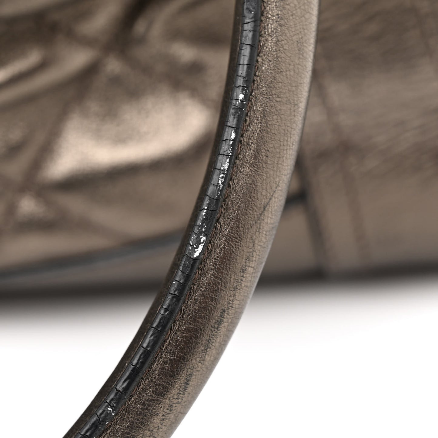 Calfskin Quilted Beaton Gunmetal