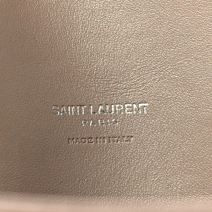 Saint Laurent Grained Calfskin Topstitch Small Classic Sac De Jour Taupe 7 of 9