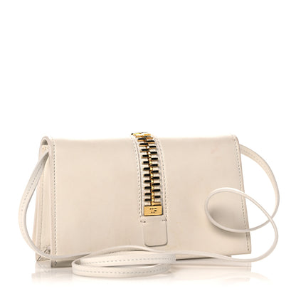 Tom Ford Calfskin Sedgwick Zip Clutch White 2 of 13