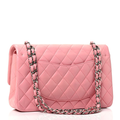 Chanel Lambskin Quilted Medium Double Flap Pink 2 of 4