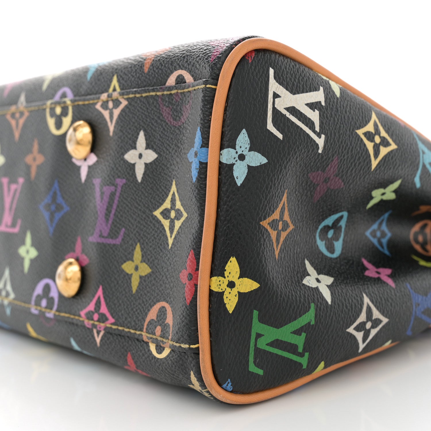 Louis Vuitton Monogram Multicolor Aurelia MM Black 9 of 12