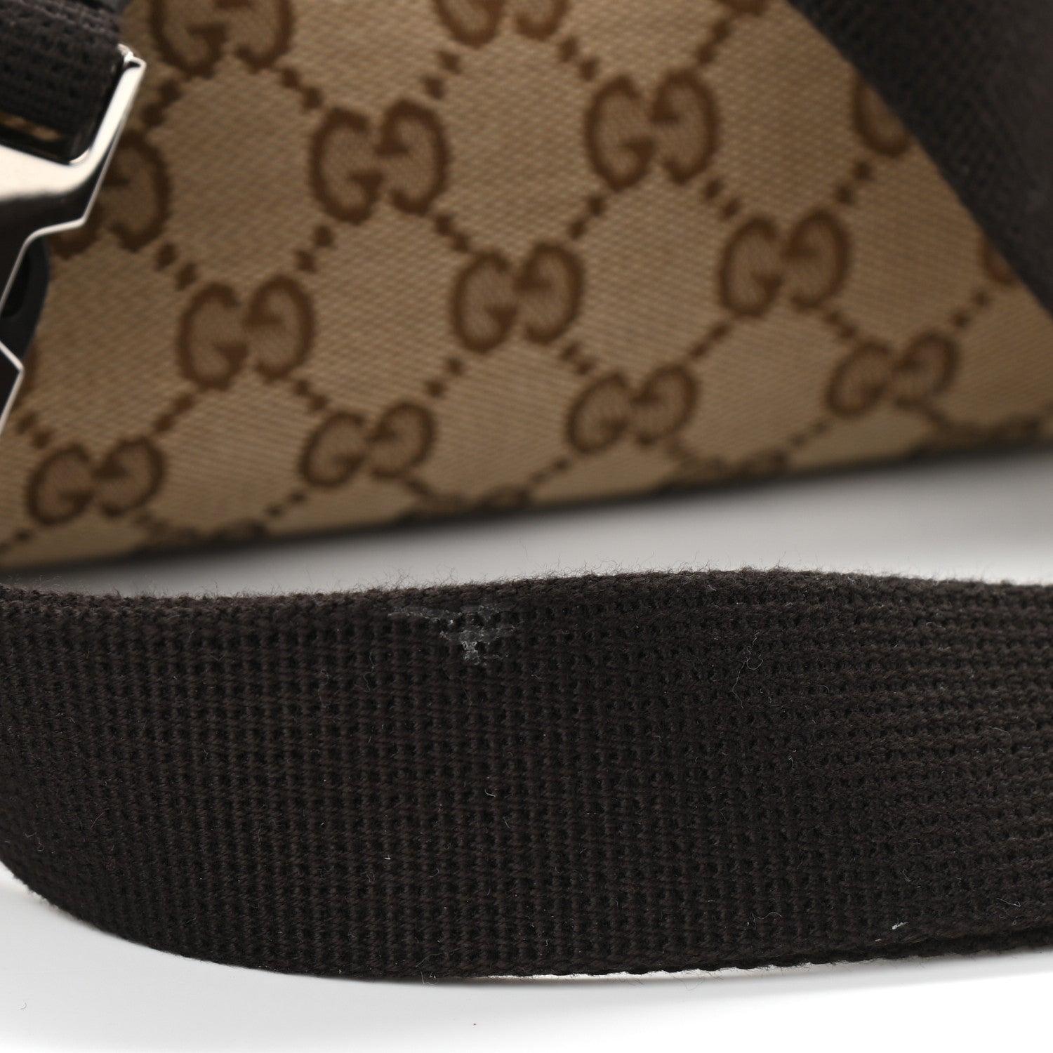 Gucci Monogram Belt Bag Dark Brown 11 of 12