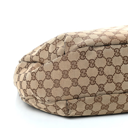 Gucci Monogram Large New Ladies Web Hobo Off White 9 of 11