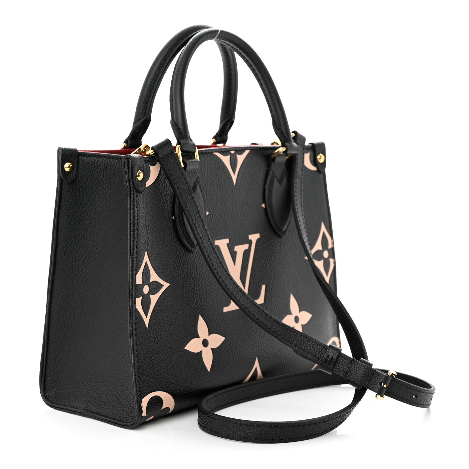 Louis Vuitton Empreinte Monogram Giant Onthego PM Black Beige 3 of 10
