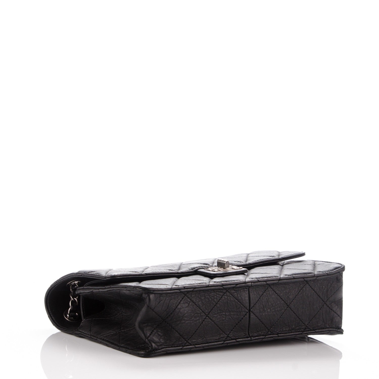 Chanel Washed Lambskin Jumbo Take Away Flap Black 5 of 9