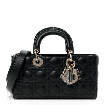 Christian Dior Lambskin Cannage Medium Lady D-Joy Black 1 of 10