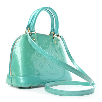 Louis Vuitton Vernis Alma BB Blue Lagon 2 of 5