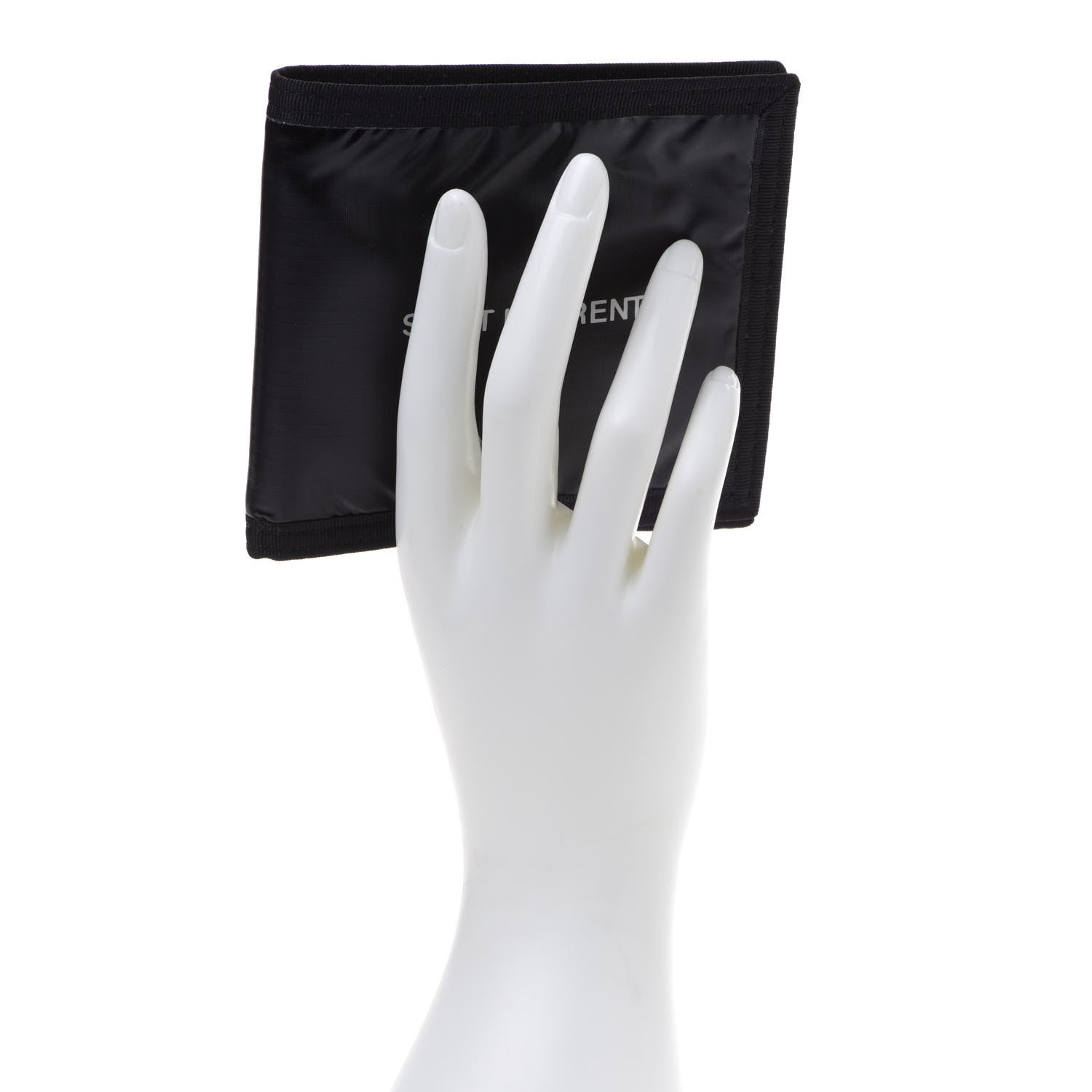 Saint Laurent Nylon Travis Wallet Black 2 of 7